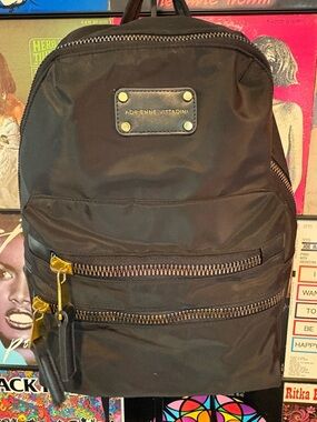 Adrienne Vittadini | Bags | Black Leather Adrienne Vittadini Backpack |  Poshmark